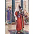thumbnail image 2 of The Parable Of The Pharisee And The Publican From A Book Of Modern Palestine By Richard Penlake Published C1910 12 x 17, 2 of 4