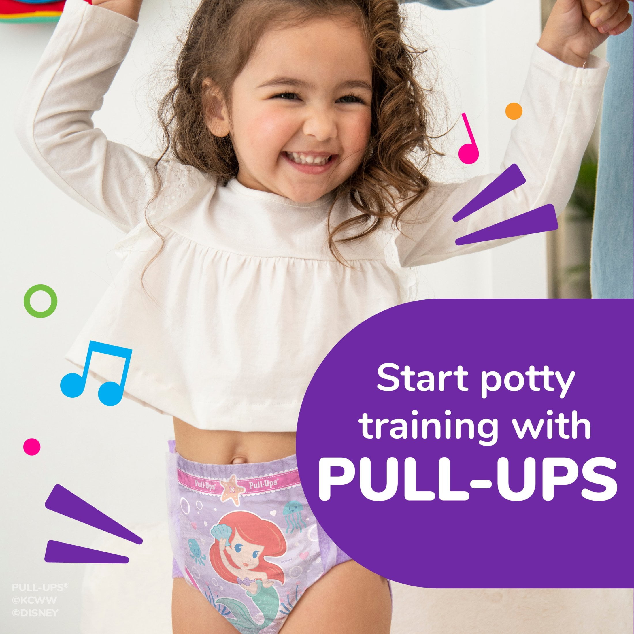 Pull Ups Girls Potty Training Pants 5T 6T 46 lbs 66 Count Best Deals ...