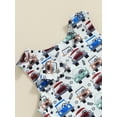 thumbnail image 6 of Bagilaanoe Toddler Baby Girl Boys Summer Jumpsuits Cartoon Print Sleeveless Bodysuits 6M 12M 18M 24M 3T Kids Casual One Piece Romper, 6 of 8