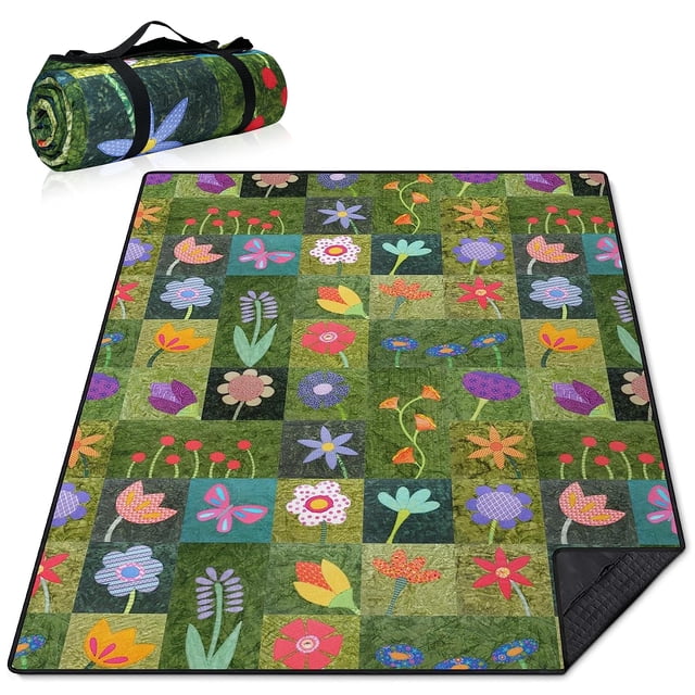 Manta de pícnic Supfitness, impermeable, plegable, 152 x 203 cm