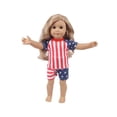 thumbnail image 2 of AmaMary 18 inch Doll Clothes 3-Pack Outfits USA Flag Starry Sky Striped for Girls, 2 of 6
