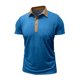 thumbnail image 5 of pstuiky camisetas de hombre, Camiseta informal de color liso con botones y bolsillos para hombre camisas casuales para hombre l, 5 of 6