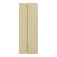 thumbnail image 1 of Easy Track Vertical 72 Inch Panels for Closet Organization, Honey (2 Pack), 1 of 1