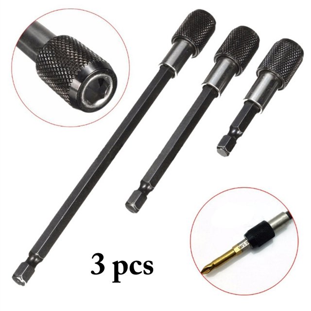 Coofit Drill Bit Extension Quick Release High-carbon Steel Extension Bar Drill Bit Holder