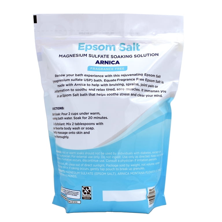 Equate Epsom Salt Soaking Solution with Arnica, 7 lbs photo 5