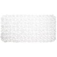 thumbnail image 1 of InterDesign 26-1/2 in. L X 13-1/2 in. W Clear Plastic acre Bath Mat, 1 of 3