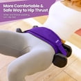 thumbnail image 4 of Hip Thrust Belt Purple for Dumbbells Heavy, Booty Belt for Hip Thrust, Slip-Resistant Padding Hip Thrust Belt for Gym or Home Workouts, 4 of 5