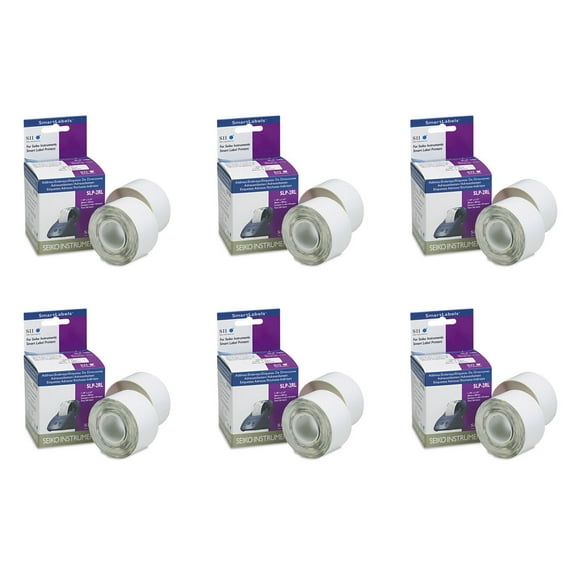 Seiko SmartLabel SLP-2RL Address Label (SLP-2RL), 6 Packs