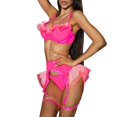 thumbnail image 1 of Gibobby Conjunto de lencería de encaje Conjunto de Lencería Erótica Ropa Interior Sexy para Mujer, Camisón de Una Pieza con Tanga, Ropa de Dormir para Mujer(Rosa caliente, M), 1 of 5