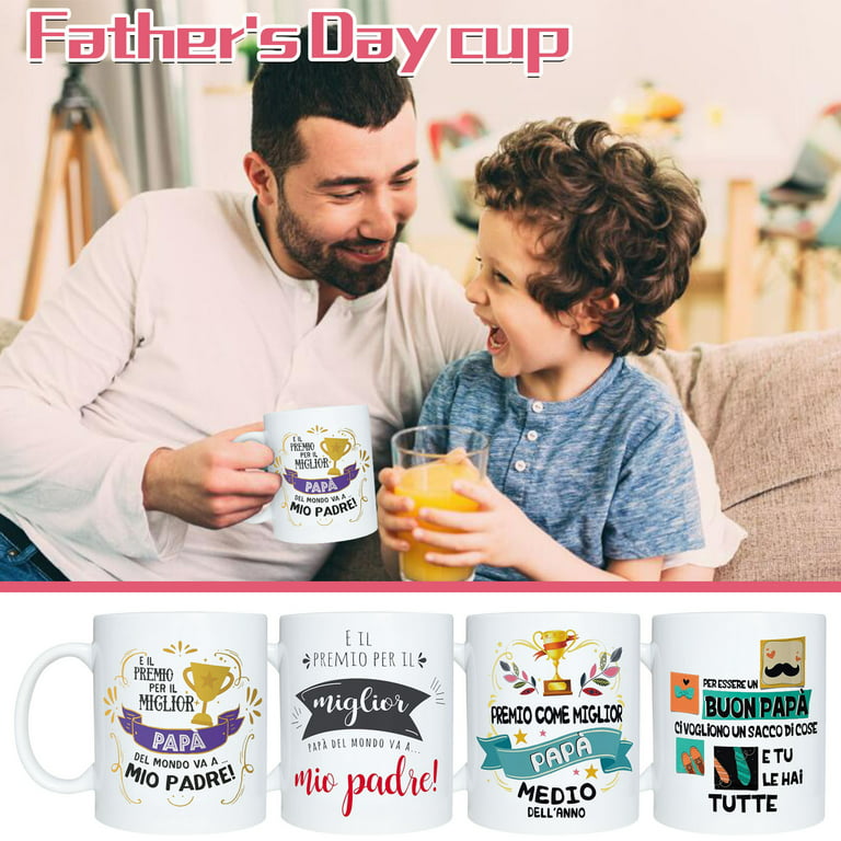 KLUBI birthday gifts for men women - coffee tumbler mug 14oz - funny unique  gift for husband, men's, grandpa, dad, father, him, fro