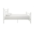 thumbnail image 4 of DHP Manila Metal Platform Bed with Adjustable Height, Full, White, 4 of 20