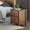Walnut, variant on Grain Wood Furniture Shaker 2-Drawer Bedside Nightstand, Solid Wood with Walnut Finish