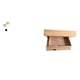 thumbnail image 1 of Escultura de figura de hoja de hierro, adorno para escritorio, armario, inauguración de la casa, chimenea con estante flotante, compartimento para caj, 1 of 8