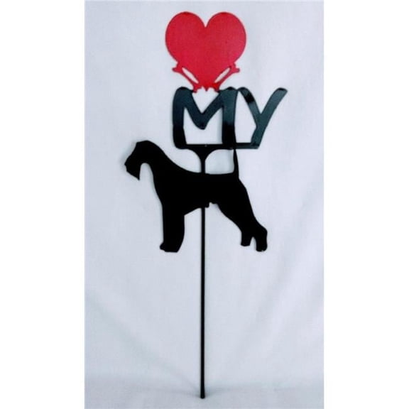 The Lazy Scroll airedaleheart Airedale Terrier Love My Heart Sign