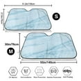 thumbnail image 3 of Fotbe Blue Marble Car Windshield Sunshade | Sun Visor Protector Front Window Shade, Keeps Out UV Rays, Keeps Your Vehicle Cool-Small, 3 of 7