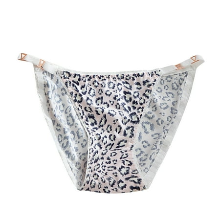 Upioiwer Women Underwear Women S 1 Pieces Women Sexy Print Lingerie Temptation Low-Waist Panties Underwear Underwear Womens Shapewear Tummy Control Womens Cotton Panties Things For Women Panties
