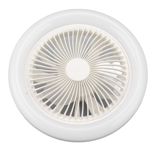 Lámpara de techo con ventilador Ticfox ventilador de techo LED 9,8 pulgadas