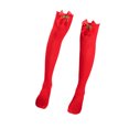 thumbnail image 2 of Sonducket 1 par de calcetines de poliéster por encima de la rodilla, calcetines elegantes hasta la rodilla, regalo de San Valentín, mangueras estampadas, Medias Lazo rojo cereza Sonducket AP009348-20, 2 of 6
