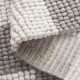 thumbnail image 3 of SAFAVIEH Natura Blazhe Checkered Area Rug, Gray/Ivory, 6' x 9', 3 of 7