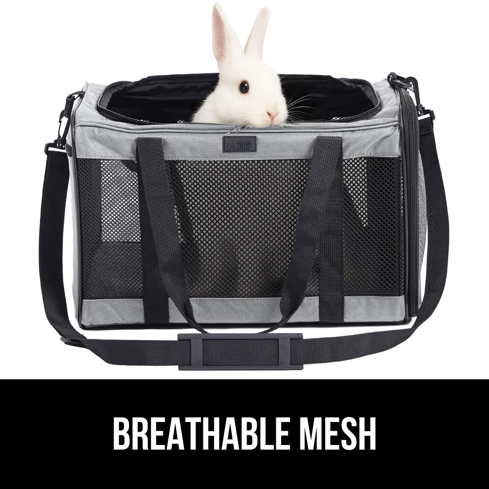 Gorilla Grip Cat Carrier, Airline Approved, Gray, Up to 15 lbs photo 5