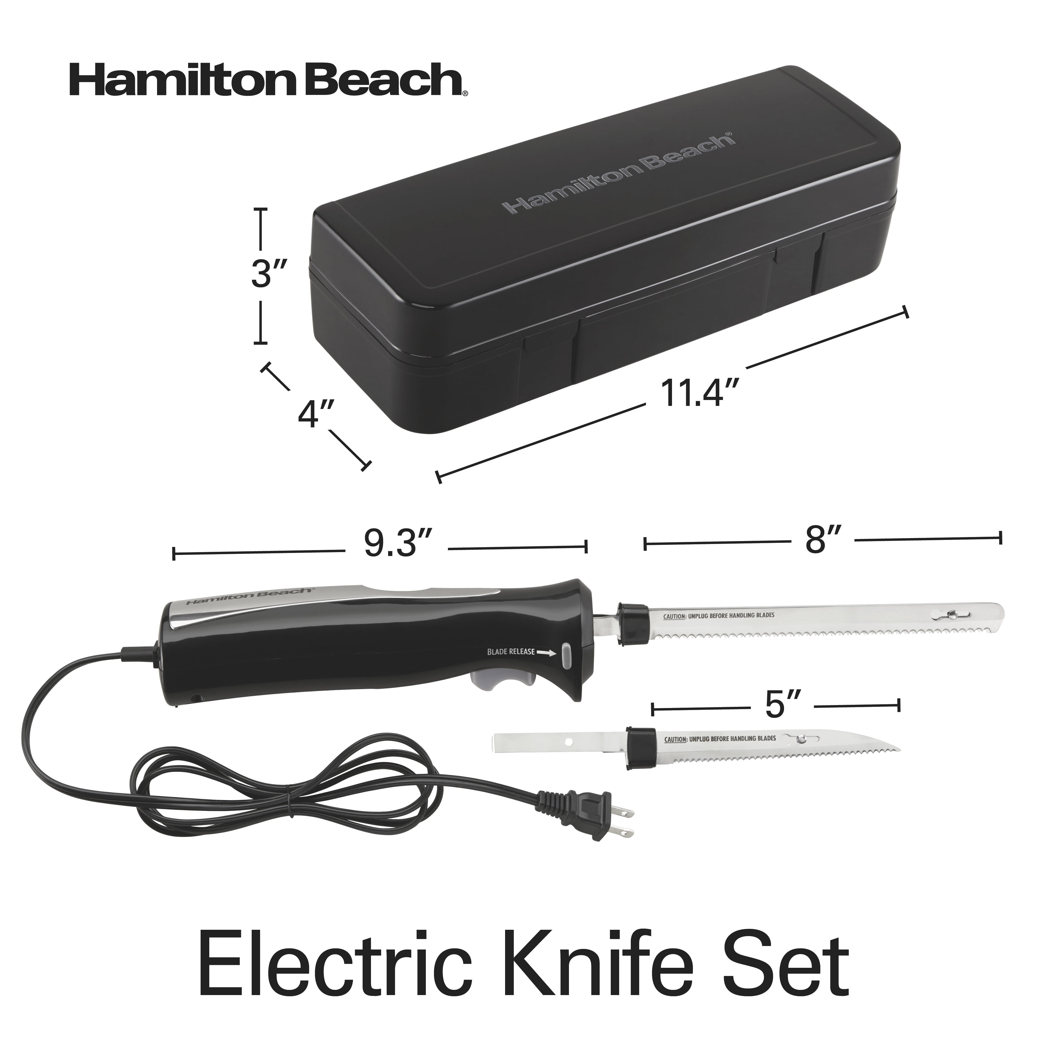 Hamilton Beach Electric Knife with Case Model 74275R Walmart