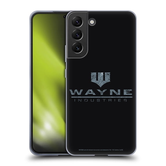 Head Case Designs Officially Licensed Batman DC Comics Duality Wayne Industries Logo Soft Gel Case Compatible with Samsung Galaxy S22+ 5G