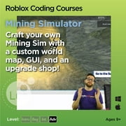 CodaKid Roblox Coding, Award-Winning, Coding for Kids, Ages 9+ with Online Mentoring Assistance, Learn Computer Programming and Code Fun Games with Lua