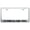 Brushed Chrome, variant on Cadilac Escalade ESV Laser Etched Logo Stainless Steel License Plate Frame (Chrome)