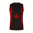 thumbnail image 4 of Birdeem Men Casual Fashion Gradation Printing Pullover Round Neck Sports Tank Tops, 4 of 9