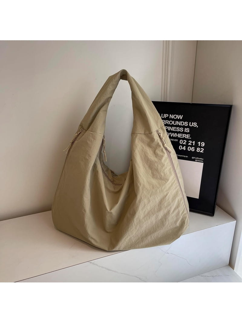 MMYGU Slouchy Bag for Women Nylon Tote Bag with Multipockets  display picture 1