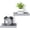Grey, variant on ANHXN Floating Shelves for Wall Decor, Wall Mounted Wood Storage Shelf for Bedroom, Living Room, Bathroom, Kitchen, Nursery, Display Picture Ledge Shelf with Lip
