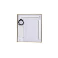 thumbnail image 5 of Elegant Decor Pier 27x30 inch LED mirror with adjustable color temperature 3000K/4200K/6400K in brass, 5 of 13