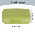 thumbnail image 3 of Piwvid Pill Case 3 Removable Compartments Pill Box, Day Pill Organizer/3 Times a Day Travel Pill Organizer for Pocket or Purse Storage Vitamin, Fish Oil or Medicine, 3 of 9