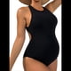 thumbnail image 2 of Traje de Baño Bikini de Playa de una Pieza Negro M, 2 of 7
