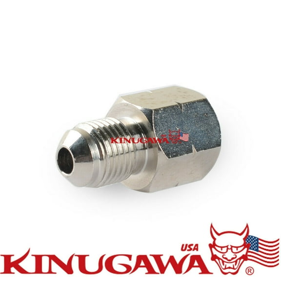 Fuel Fitting Adapter 6AN Male to M14x1.5mm Female Inverted Flare Mitsubishi DSM