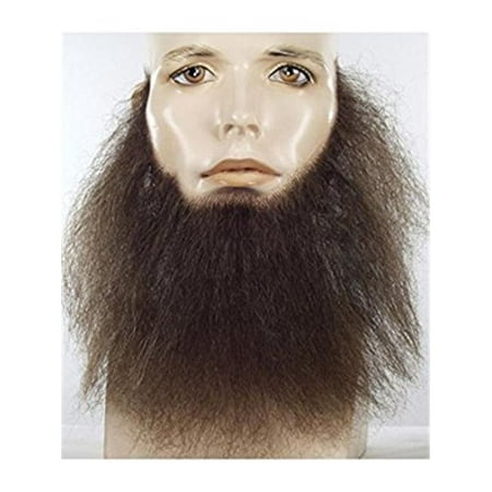 Morris Costumes LW1BK Beard Wavy Full Human 8 in Wig