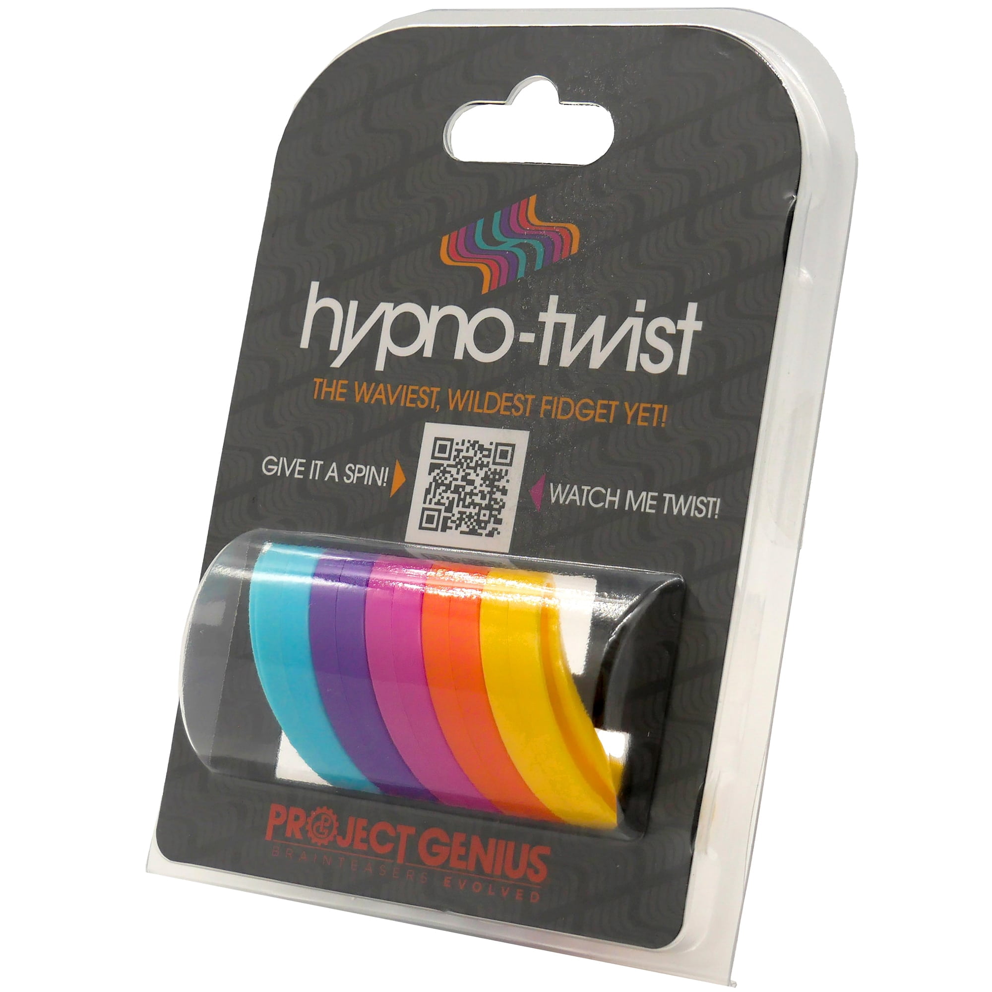 Hypno-twist –Hypnotic Fidget Toy, Glide the colorful rings for a hypnotic loop that spins again and again
