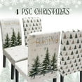 thumbnail image 7 of Christmas Chair Covers Set of 4, Xmas Tree Dining Chair Covers for Party Kitchen Removable Seat Cover for Chairs Christmas Decorations Indoor, 7 of 7