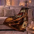 thumbnail image 6 of Born Barrel Race Cowgirl Rodeo Action, Cozy Typography Art Scene, Warm Flannel Blanket for Living Room and Reading Nook, Art Lovers Valentine's Day Gift, Artistic Home Decor, 6 of 9