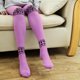 thumbnail image 3 of Roncen Women Thigh High Socks Extra Long Cotton Knit Warm Thick Tall Long Boot Stockings Leg Warmers, 3 of 4
