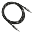 thumbnail image 1 of SatelliteSale AUXILIAR AUXILIAR AUDIO JACK DE AUDIO MOSTERO A CABLE DE NEYLON NEGRO / BLANCO (6 pies) SatelliteSale Cables estéreo, 1 of 6