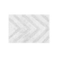 thumbnail image 3 of Better Trends 17" x 24" Bathroom Rugs 100% Cotton Soft Water Absorbent Non Slip Bath Mat Machine Washable Rug (White) Hugo Collection, 3 of 6
