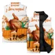thumbnail image 3 of Chaquetas de plumas de pavo para hombre, día de Acción de Gracias 2024, chalecos térmicos de moda para hombre, duraderos, con estampado 3D asequible, 3 of 5