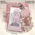 thumbnail image 3 of 1pc, Y2k Kawaii Acrílico Transparente Kpop Badge Holder, Photo Protector, Idol Photo Sleeves, Pink Keychain Stationery, Party Gifts, Children's Gifts, Holiday Gifts, Birthday Gifts, 3 of 4