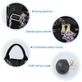 thumbnail image 7 of FORMRS Women's Travel Backpack Purse Anti-Theft Hidden Pockets Casual Shoulder Bag, Light Purple Flowers, 7 of 7