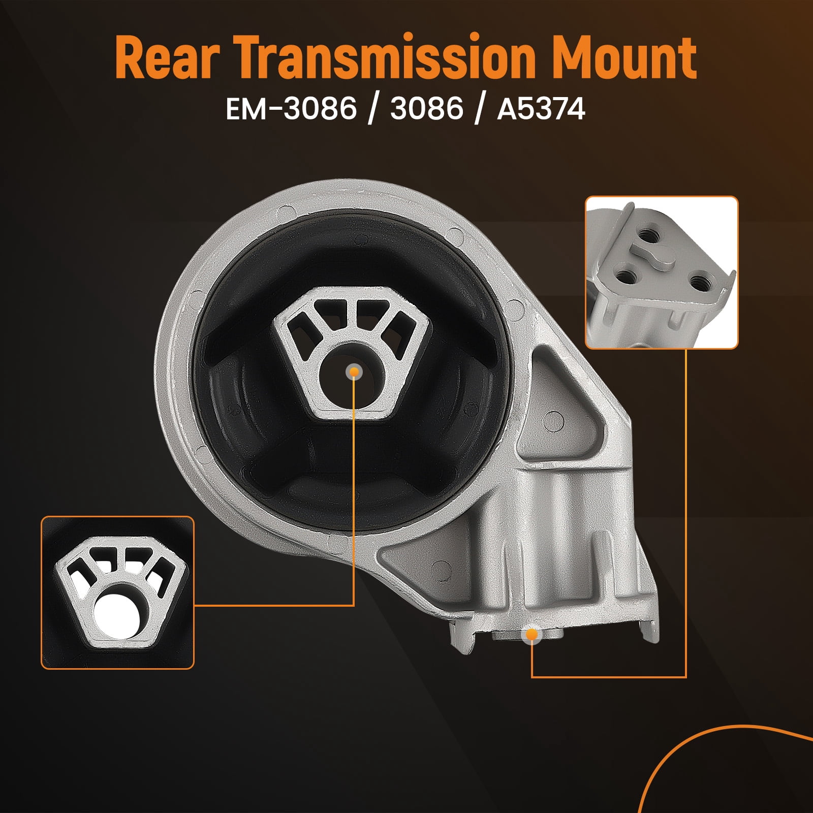 maXpeedingrods 4pcs Engine Motor & Trans Mount for Chevrolet Cobalt 2005-2010 HHR for Pontiac G5 3291