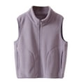 thumbnail image 5 of Fleece Vest ed Sleeveless Jacket Outerwear Vests Winter Vest Girls Clothes Size 7-8 Years, 5 of 5