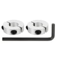 thumbnail image 1 of Uxcell Single Split Shaft Collar Locking Collar Clamp Style with Set Screw & Hex Wrench for Machine Tools Industry 18 mm/11/16 Inch, 1 of 7