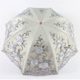 thumbnail image 5 of Double Layer Embroidered Lace Umbrella Three Folding Anti-uv Windproof, 5 of 7