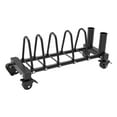 thumbnail image 4 of S SERENABLE Barbell Rack Equipment Commercial Gym Workout Practical Barbell Storage Rack S Swivel Casters, 4 of 9